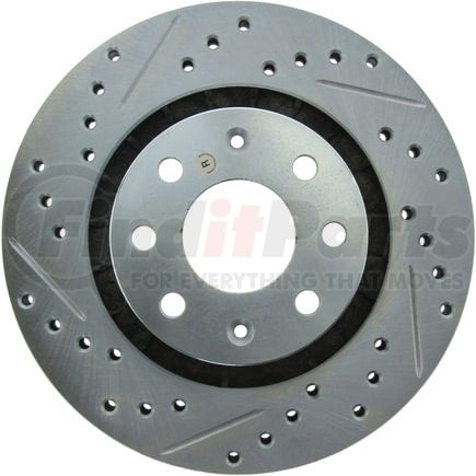 227.49008R by STOPTECH - StopTech Select Sport Drilled and Slotted Brake Rotor; Front Right
