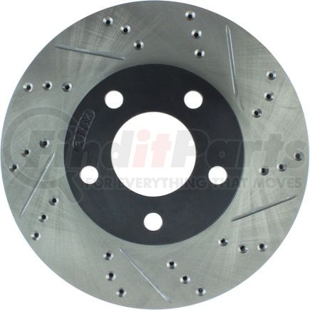 127.61041L by STOPTECH - StopTech Sport Drilled & Slotted Brake Rotor; Front Left