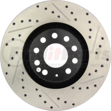 StopTech 127.33096L Disc Brake Rotor StopTech Sport Drilled & Slotted Brake Rotor; Front Left
