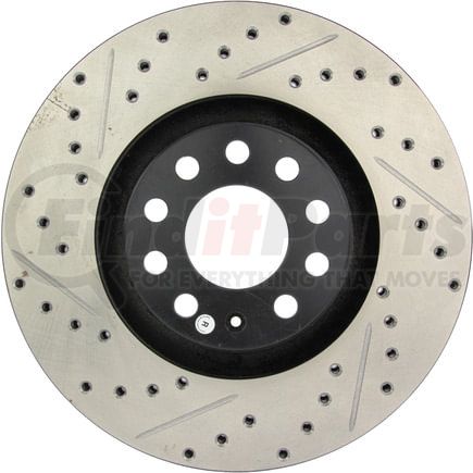 StopTech 127.33096R Disc Brake Rotor StopTech Sport Drilled & Slotted Brake Rotor; Front Right