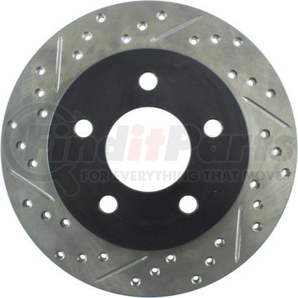 StopTech 127.61042CR Disc Brake Rotor StopTech Sport Cryo Drilled & Slotted Brake Rotor; Rear Right