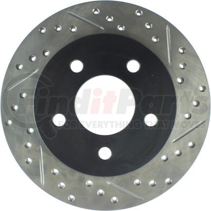 127.61042L by STOPTECH - StopTech Sport Drilled & Slotted Brake Rotor; Rear Left