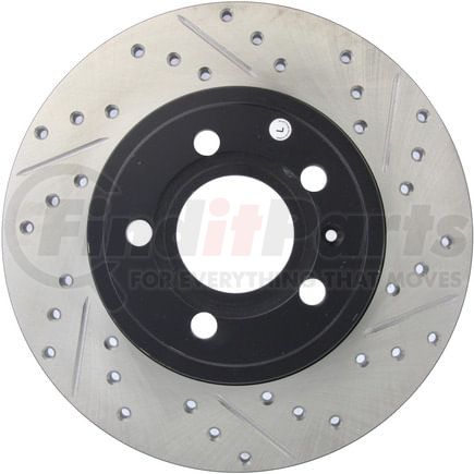 127.33097L by STOPTECH - StopTech Sport Drilled & Slotted Brake Rotor; Rear Left