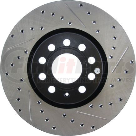 127.33098CL by STOPTECH - StopTech Sport Cryo Drilled & Slotted Brake Rotor; Front Left