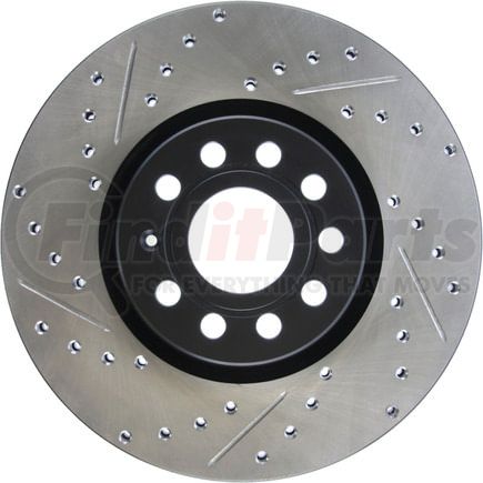 StopTech 127.33098CR Disc Brake Rotor StopTech Sport Cryo Drilled & Slotted Brake Rotor; Front Right