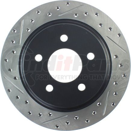 127.61046R by STOPTECH - StopTech Sport Drilled & Slotted Brake Rotor; Rear Right