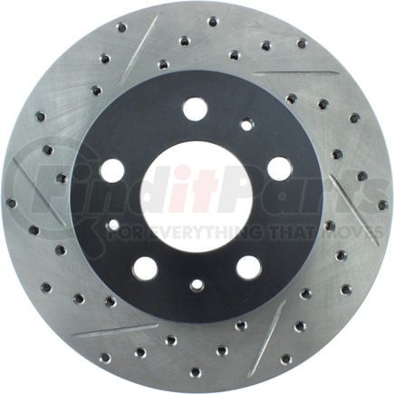 127.61047CR by STOPTECH - StopTech Sport Cryo Drilled & Slotted Brake Rotor; Front Right