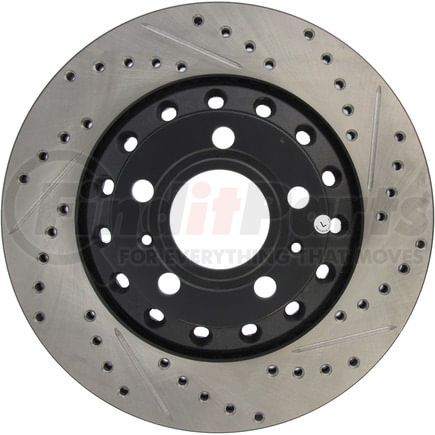 127.33102L by STOPTECH - StopTech Sport Drilled & Slotted Brake Rotor; Rear Left