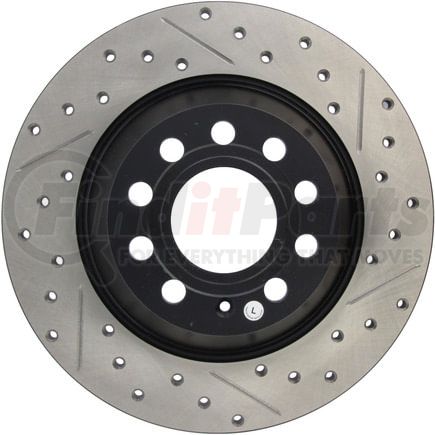 127.33104L by STOPTECH - StopTech Sport Drilled & Slotted Brake Rotor; Rear Left