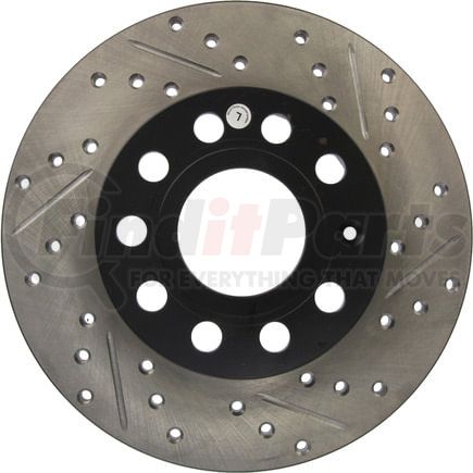 127.33105L by STOPTECH - StopTech Sport Drilled & Slotted Brake Rotor; Rear Left
