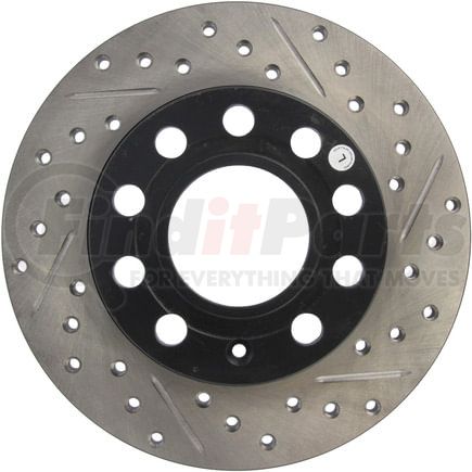 127.33106L by STOPTECH - StopTech Sport Drilled & Slotted Brake Rotor; Rear Left