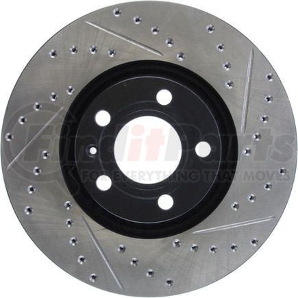 127.33107L by STOPTECH - StopTech Sport Drilled & Slotted Brake Rotor; Front Left