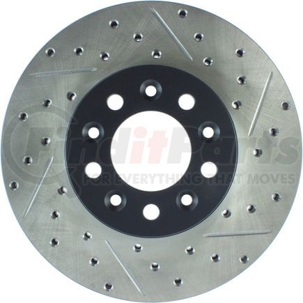 StopTech 127.61057L Disc Brake Rotor StopTech Sport Drilled & Slotted Brake Rotor; Front Left
