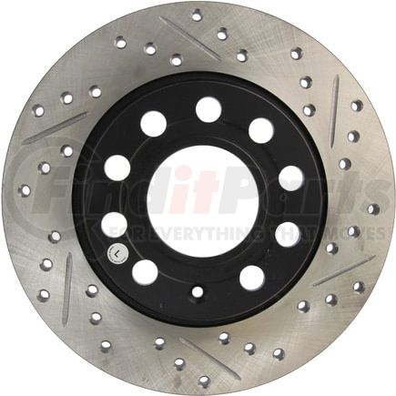 127.33108L by STOPTECH - StopTech Sport Drilled & Slotted Brake Rotor; Rear Left