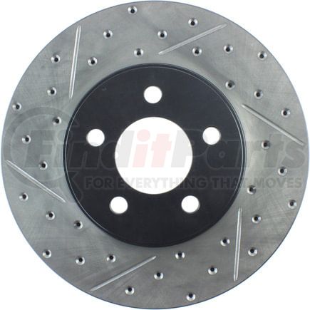 127.61072R by STOPTECH - StopTech Sport Drilled & Slotted Brake Rotor; Front Right