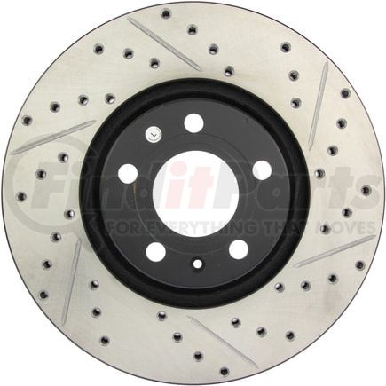 127.33111L by STOPTECH - StopTech Sport Drilled & Slotted Brake Rotor; Front Left