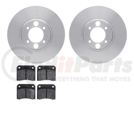 6502-20031 by DYNAMIC FRICTION COMPANY - DFC Brake Rotor with 5000 Advanced Brake Pads