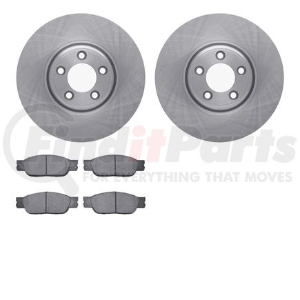 6502-20163 by DYNAMIC FRICTION COMPANY - DFC Brake Rotor with 5000 Advanced Brake Pads