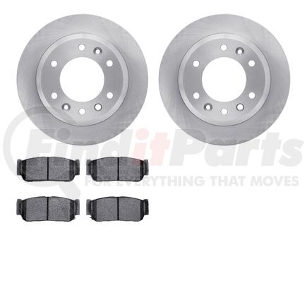 6502-21140 by DYNAMIC FRICTION COMPANY - DFC Brake Rotor with 5000 Advanced Brake Pads