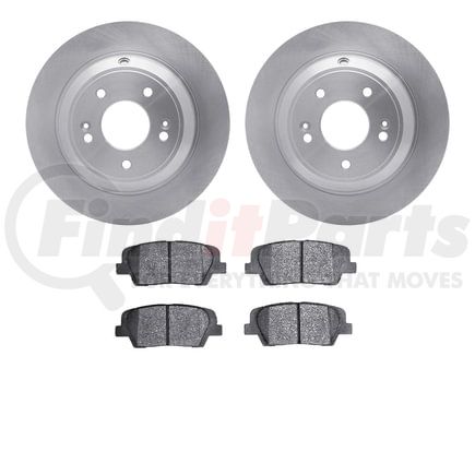 6502-21197 by DYNAMIC FRICTION COMPANY - DFC Brake Rotor with 5000 Advanced Brake Pads