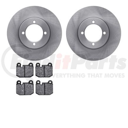 6502-22004 by DYNAMIC FRICTION COMPANY - DFC Brake Rotor with 5000 Advanced Brake Pads
