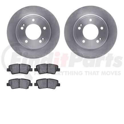 6502-21171 by DYNAMIC FRICTION COMPANY - DFC Brake Rotor with 5000 Advanced Brake Pads