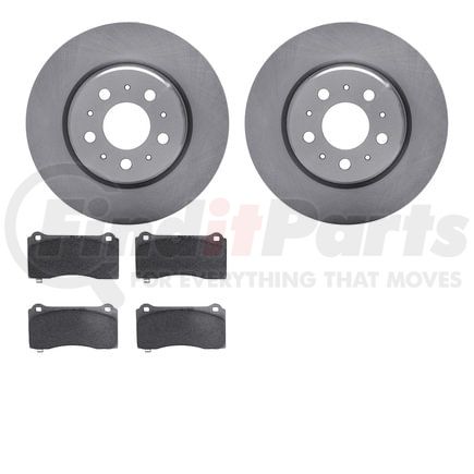 6502-26022 by DYNAMIC FRICTION COMPANY - DFC Brake Rotor with 5000 Advanced Brake Pads