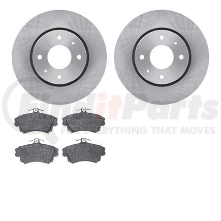 6502-27187 by DYNAMIC FRICTION COMPANY - DFC Brake Rotor with 5000 Advanced Brake Pads