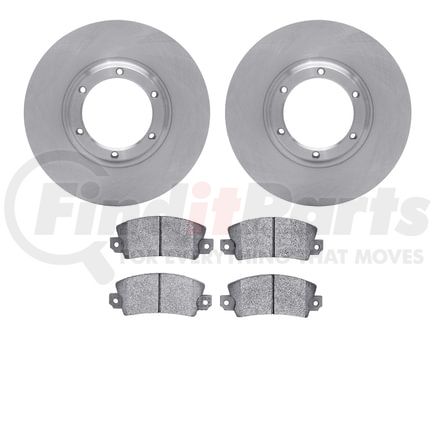 6502-23025 by DYNAMIC FRICTION COMPANY - DFC Brake Rotor with 5000 Advanced Brake Pads