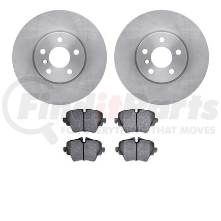 6502-32114 by DYNAMIC FRICTION COMPANY - DFC Brake Rotor with 5000 Advanced Brake Pads