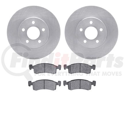 6502-40141 by DYNAMIC FRICTION COMPANY - DFC Brake Rotor with 5000 Advanced Brake Pads