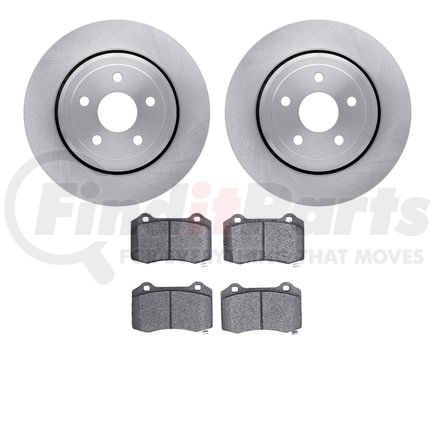 6502-42089 by DYNAMIC FRICTION COMPANY - DFC Brake Rotor with 5000 Advanced Brake Pads