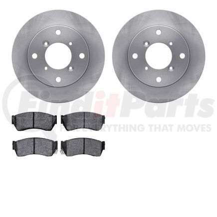 6502-50007 by DYNAMIC FRICTION COMPANY - DFC Brake Rotor with 5000 Advanced Brake Pads