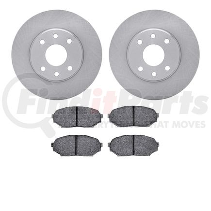 6502-50001 by DYNAMIC FRICTION COMPANY - DFC Brake Rotor with 5000 Advanced Brake Pads