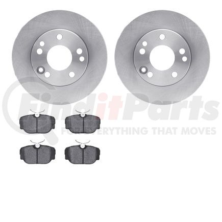 6502-63173 by DYNAMIC FRICTION COMPANY - DFC Brake Rotor with 5000 Advanced Brake Pads