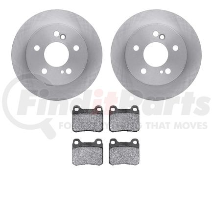 6502-63188 by DYNAMIC FRICTION COMPANY - DFC Brake Rotor with 5000 Advanced Brake Pads