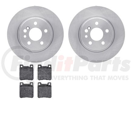 6502-63221 by DYNAMIC FRICTION COMPANY - DFC Brake Rotor with 5000 Advanced Brake Pads