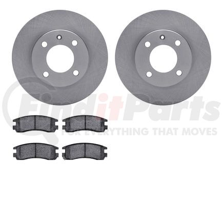 6502-74083 by DYNAMIC FRICTION COMPANY - DFC Brake Rotor with 5000 Advanced Brake Pads