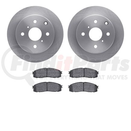 6502-76212 by DYNAMIC FRICTION COMPANY - DFC Brake Rotor with 5000 Advanced Brake Pads