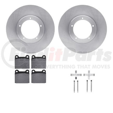 6512-02036 by DYNAMIC FRICTION COMPANY - Brake Rotor with 5000 Brake Pads and Hardware Kit