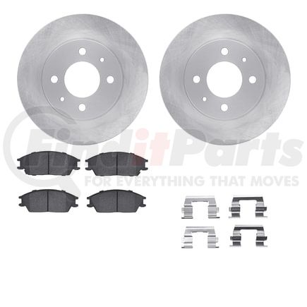 6512-03168 by DYNAMIC FRICTION COMPANY - Brake Rotor with 5000 Brake Pads and Hardware Kit