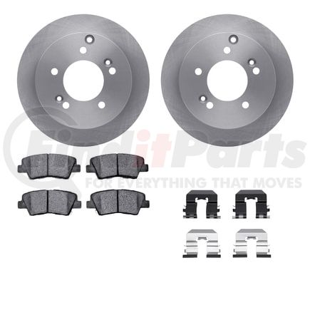 6512-03177 by DYNAMIC FRICTION COMPANY - Brake Rotor with 5000 Brake Pads and Hardware Kit