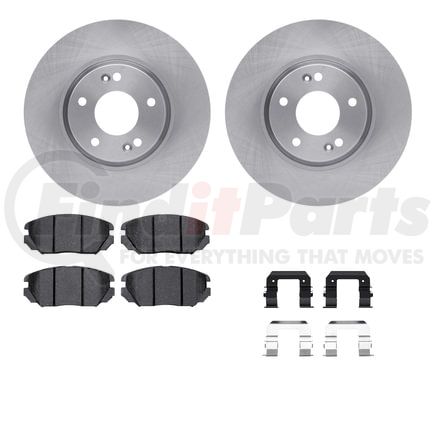 6512-03235 by DYNAMIC FRICTION COMPANY - Brake Rotor with 5000 Brake Pads and Hardware Kit