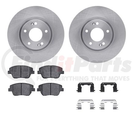 6512-03239 by DYNAMIC FRICTION COMPANY - Brake Rotor with 5000 Brake Pads and Hardware Kit