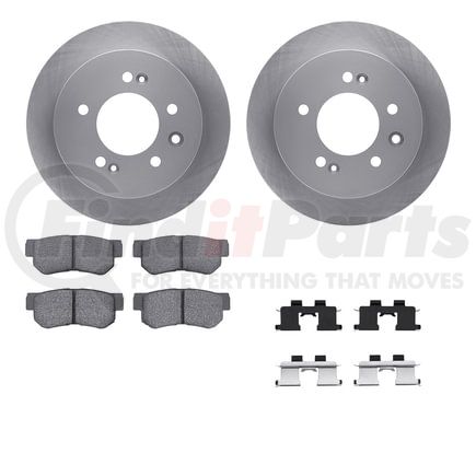 6512-03275 by DYNAMIC FRICTION COMPANY - Brake Rotor with 5000 Brake Pads and Hardware Kit