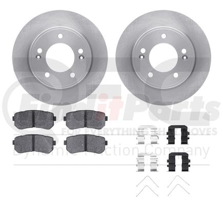 6512-03324 by DYNAMIC FRICTION COMPANY - Brake Rotor with 5000 Brake Pads and Hardware Kit