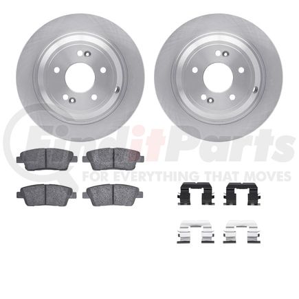 6512-03349 by DYNAMIC FRICTION COMPANY - Brake Rotor with 5000 Brake Pads and Hardware Kit