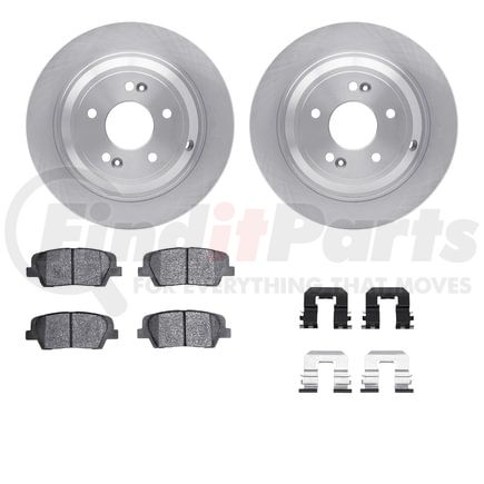 6512-03350 by DYNAMIC FRICTION COMPANY - Brake Rotor with 5000 Brake Pads and Hardware Kit