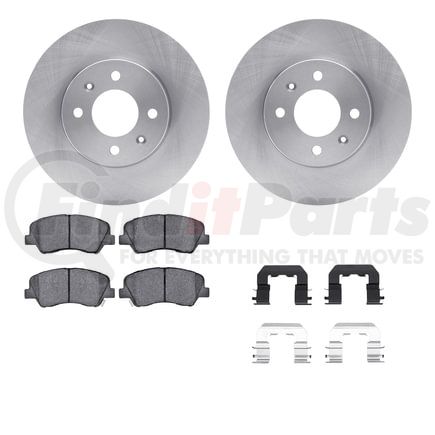 6512-03366 by DYNAMIC FRICTION COMPANY - Brake Rotor with 5000 Brake Pads and Hardware Kit