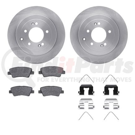 6512-03405 by DYNAMIC FRICTION COMPANY - Brake Rotor with 5000 Brake Pads and Hardware Kit